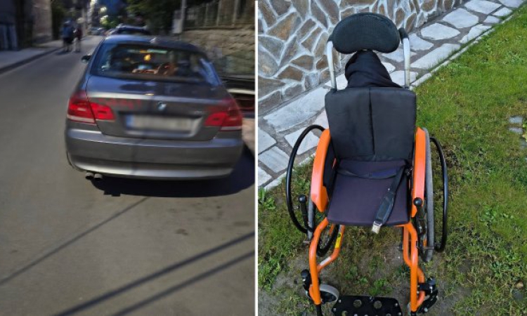 19-годишна с BMW отнесе дете в инвалидна количка във Велинград и избяга