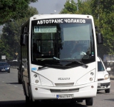 От понеделник временно променят маршрута на автобус № 17