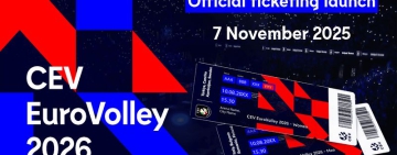 Жребият за EuroVolley 2026 ще бъде изтеглен тази събота! Билетите в продажба от 7 ноември!