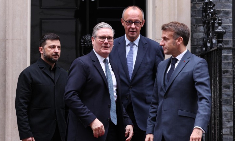 В Лондон преговаряха лидерите на Украйна, Великобритания, Франция и Германия