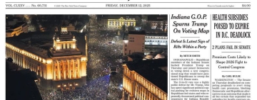 Протестите в България на първа страница на The New York Times