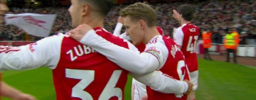 Арсенал взе своето срещу Брайтън