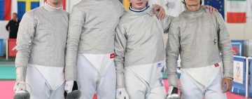 Мъжкият ни отбор на сабя се класира на пето място на ЕП до 23 г.