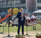 В присъствието на кмета Костадин Димитров започна изграждането на спортна зала в СУ „Софроний Врачански
