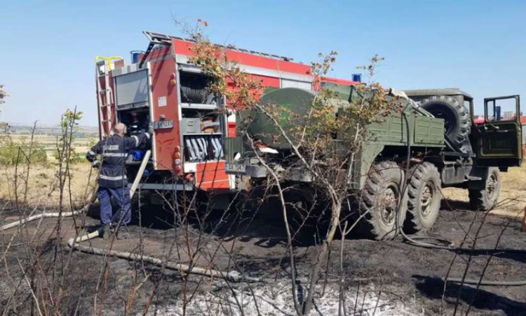 171 пожара в страната са потушени през изминалото денонощие