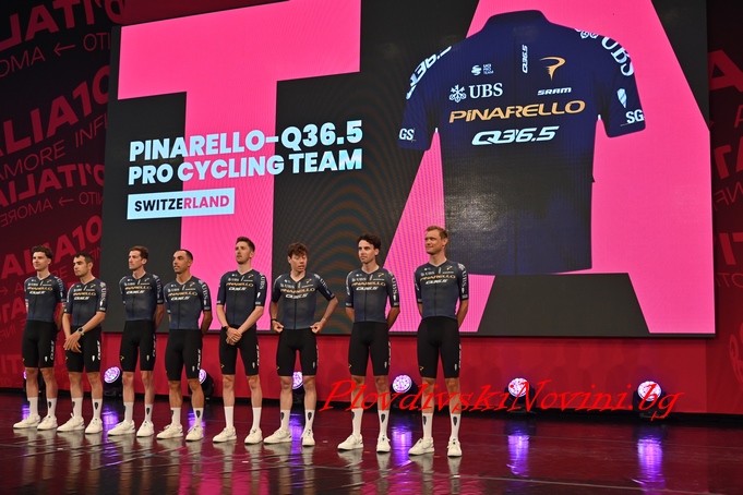 Фабио Кристен е готов за дебюта си на Джиро д’Италия с отбора на Pinarello Q36.5 Pro Cycling Team